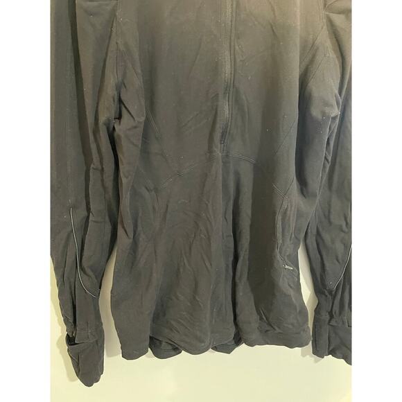 Lululemon Extra Mile 1/2 Zip in Black - Picture 4 of 10